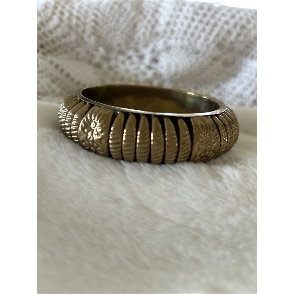 Runway Brass Bracelets Vintage.Boho Retro Gypsy
